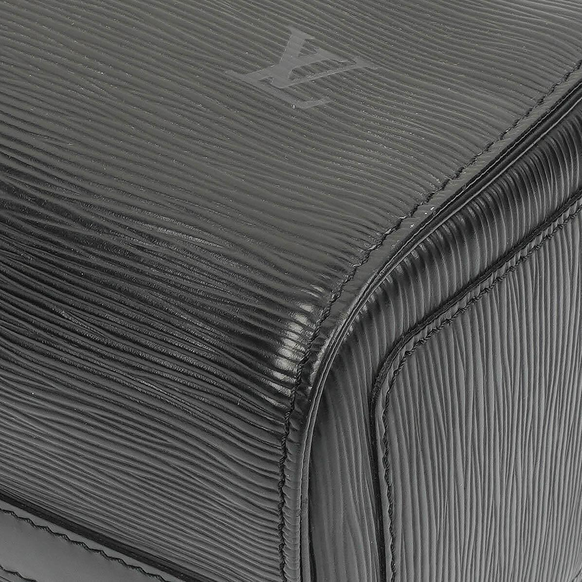 Louis Vuitton Speedy 25 Handtasche aus schwarzem Epi-Leder