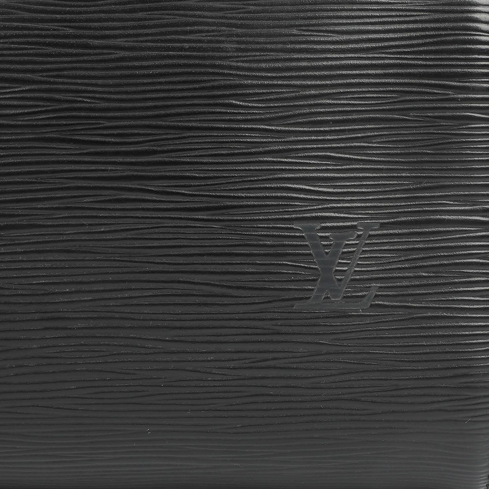 Louis Vuitton Speedy 25 Handtasche aus schwarzem Epi-Leder