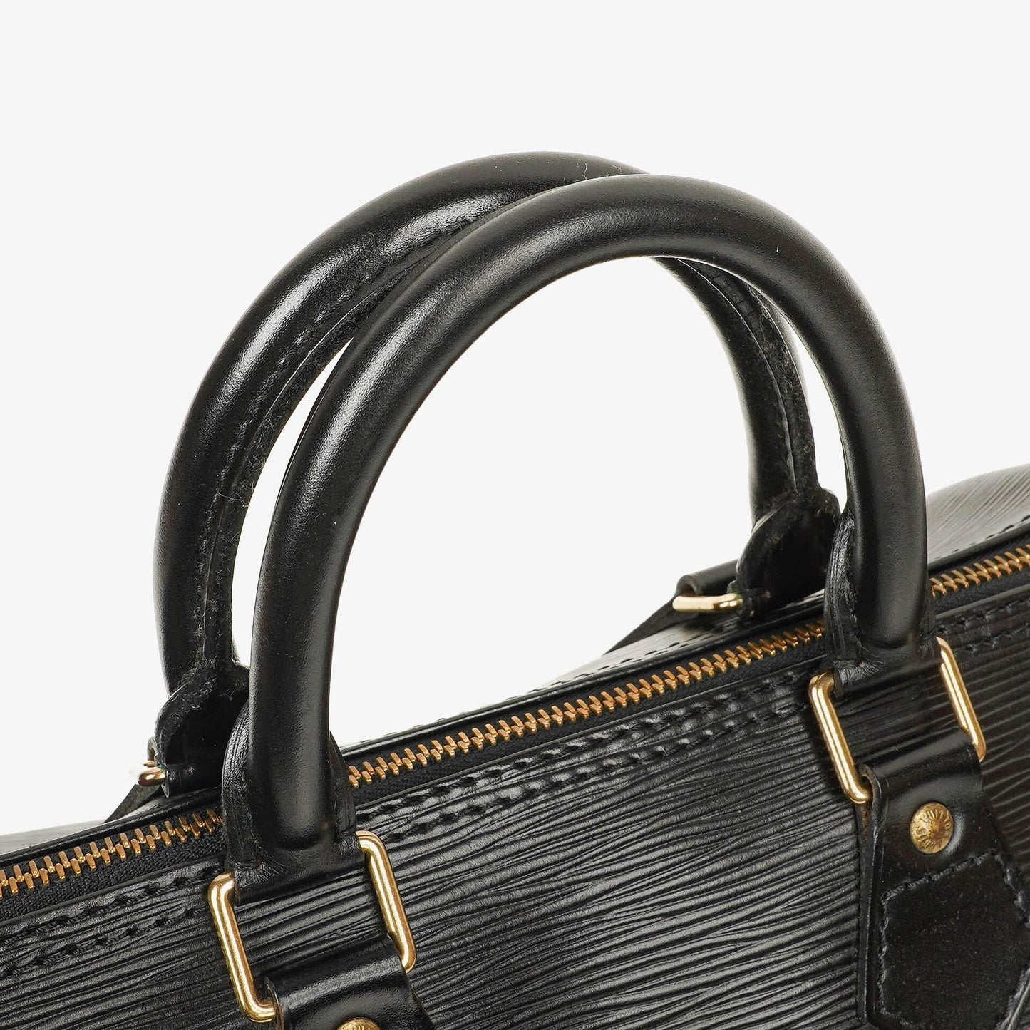 Louis Vuitton Speedy 25 Handtasche aus schwarzem Epi Leder