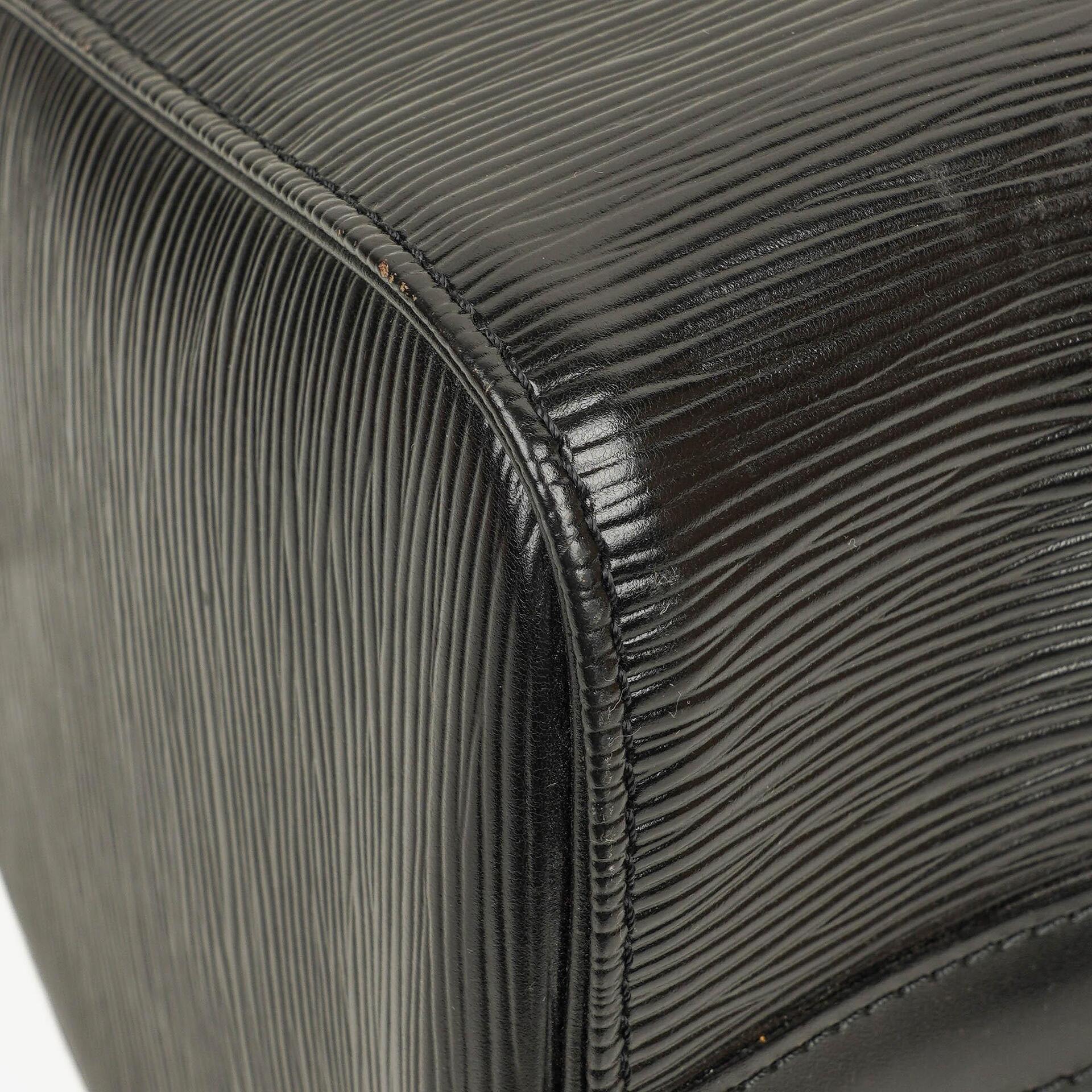 Louis Vuitton Speedy 25 Handtasche aus schwarzem Epi Leder