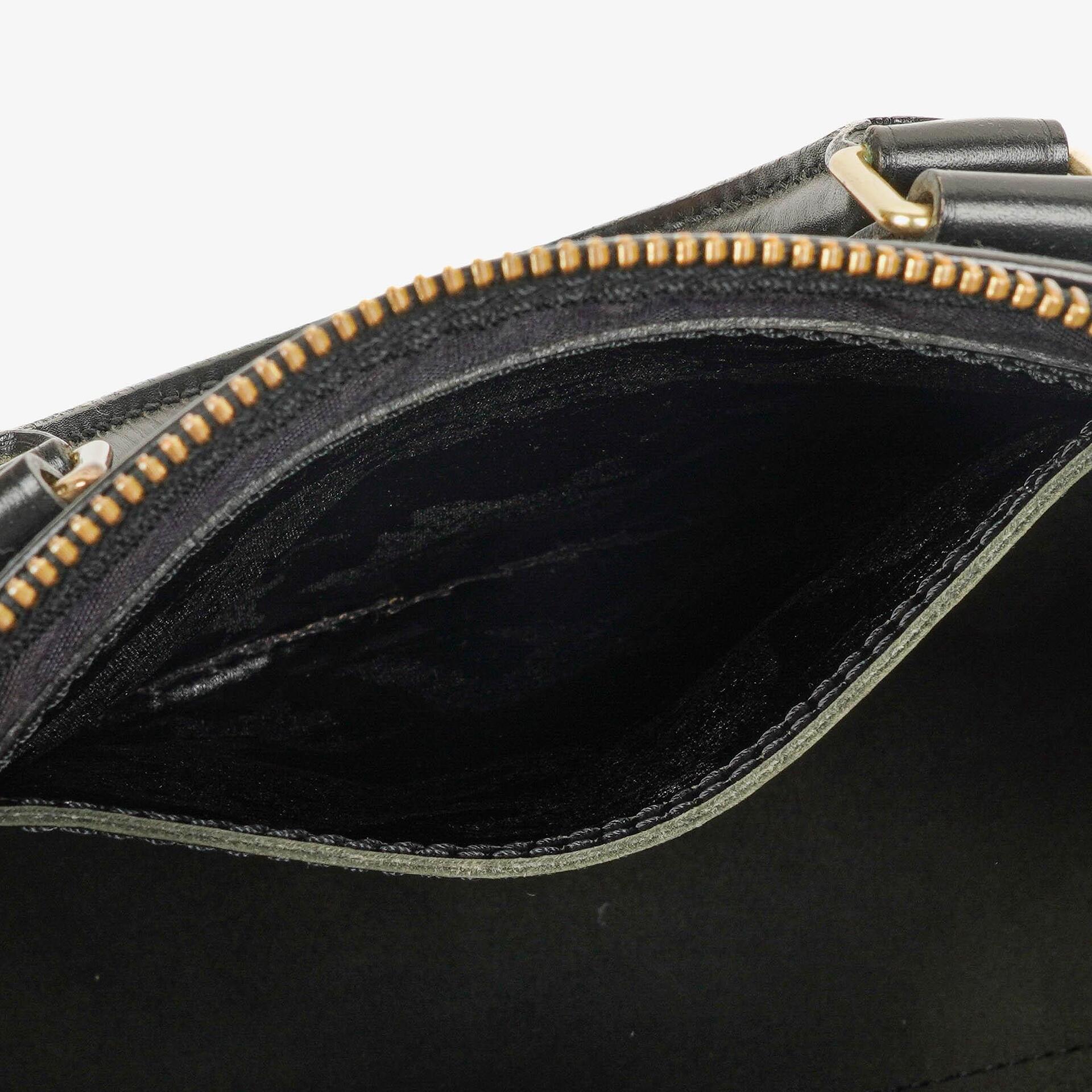 Louis Vuitton Speedy 25 Handtasche aus schwarzem Epi Leder