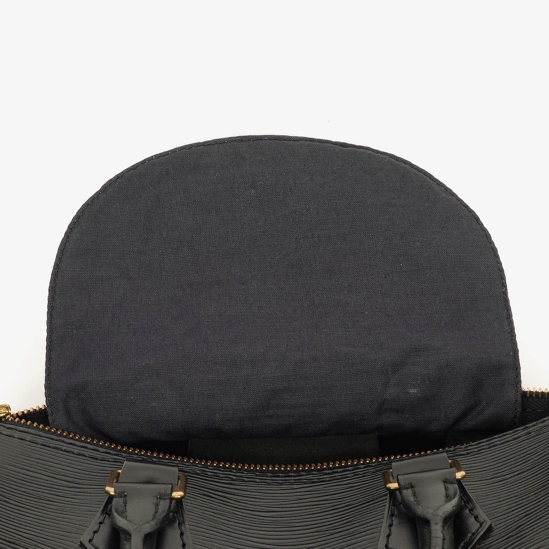 Louis Vuitton Speedy 25 Handtasche aus schwarzem Epi Leder