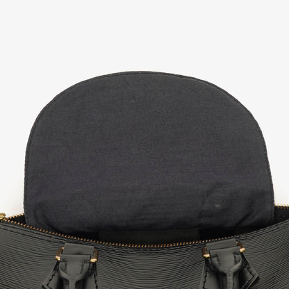 Louis Vuitton Speedy 25 Handtasche aus schwarzem Epi Leder