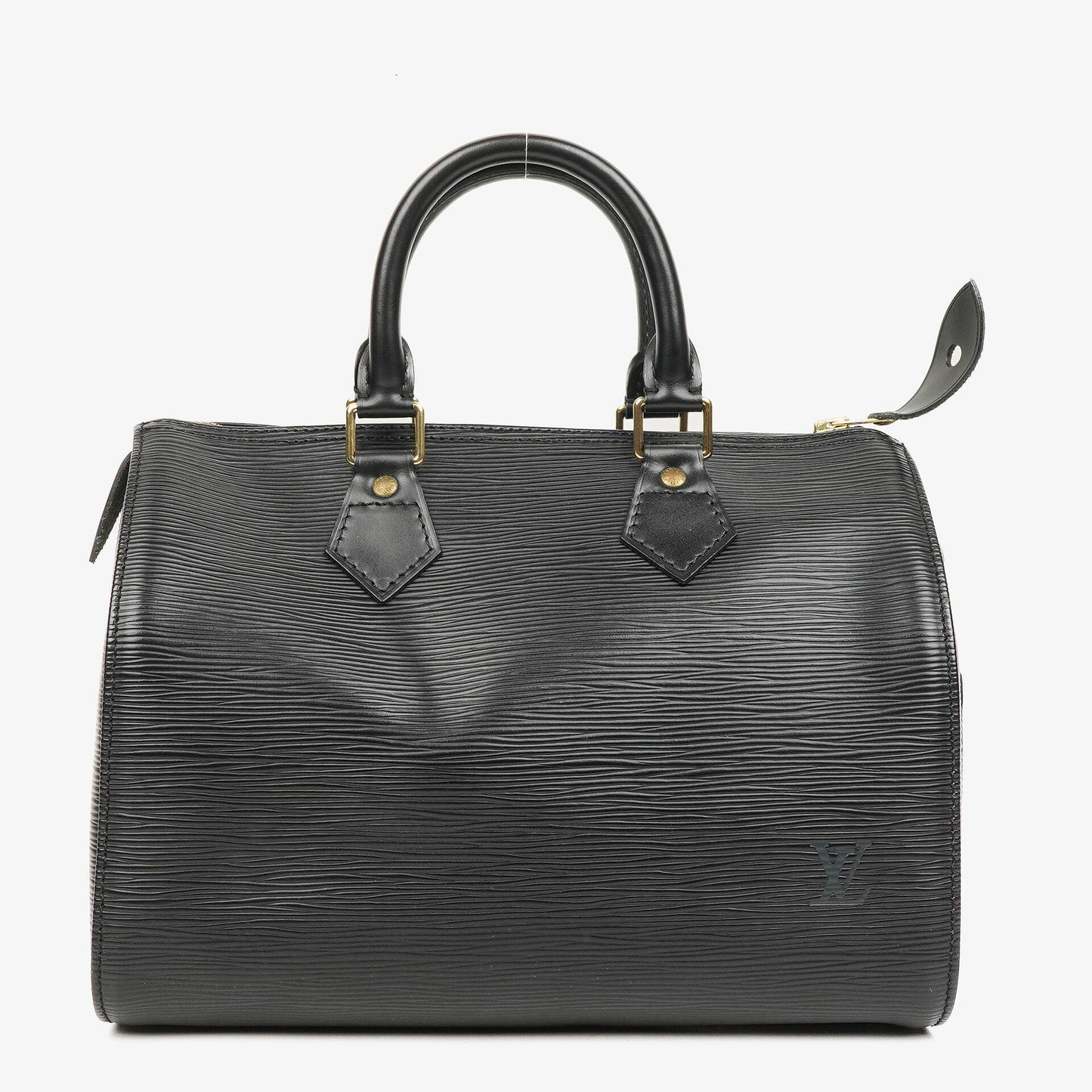 Louis Vuitton Speedy 25 Handtasche aus schwarzem Epi Leder