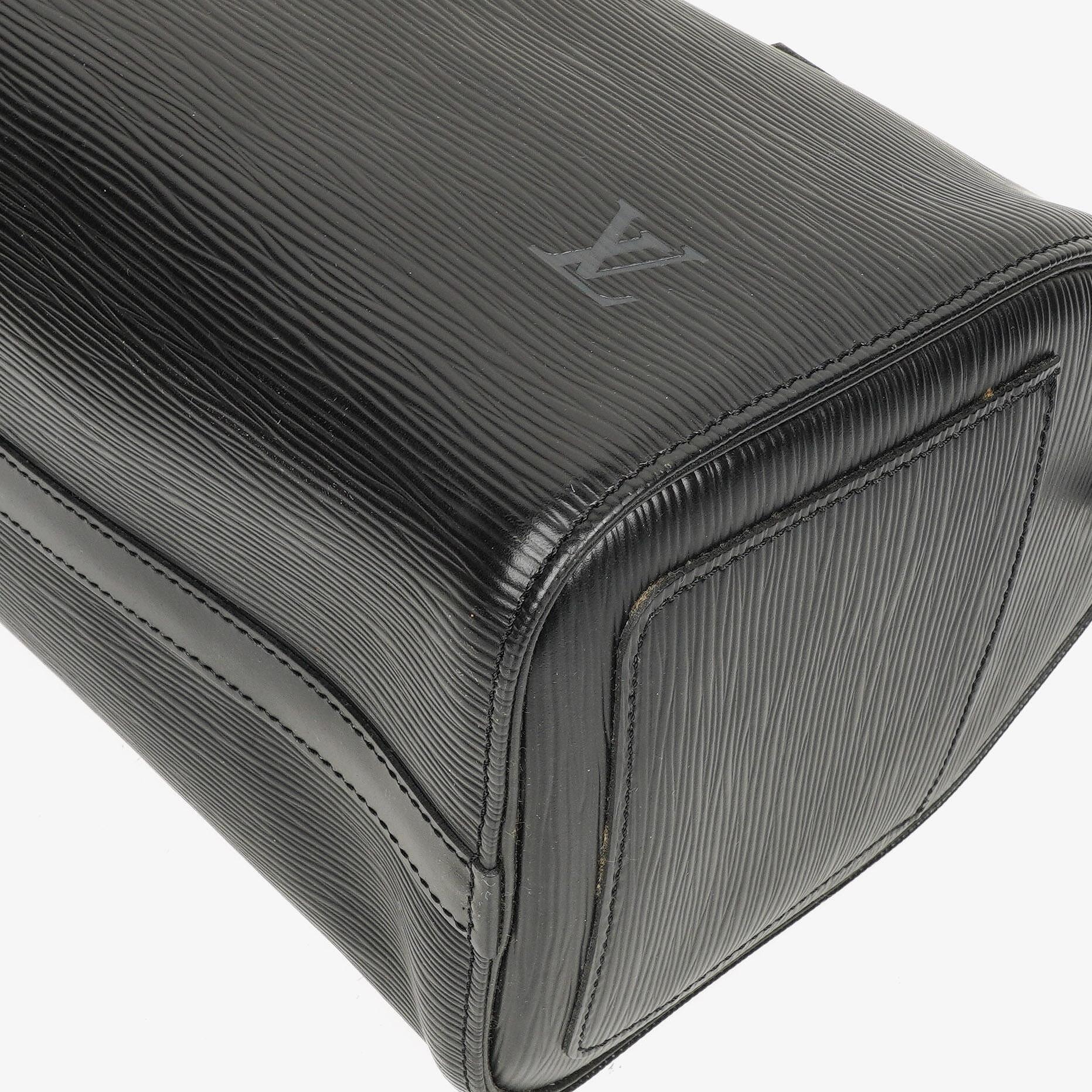 Louis Vuitton Speedy 25 Handtasche aus schwarzem Epi Leder