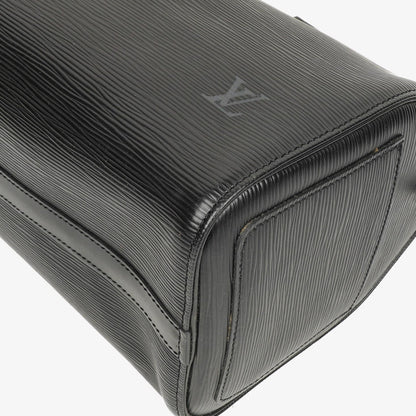 Louis Vuitton Speedy 25 Handtasche aus schwarzem Epi Leder