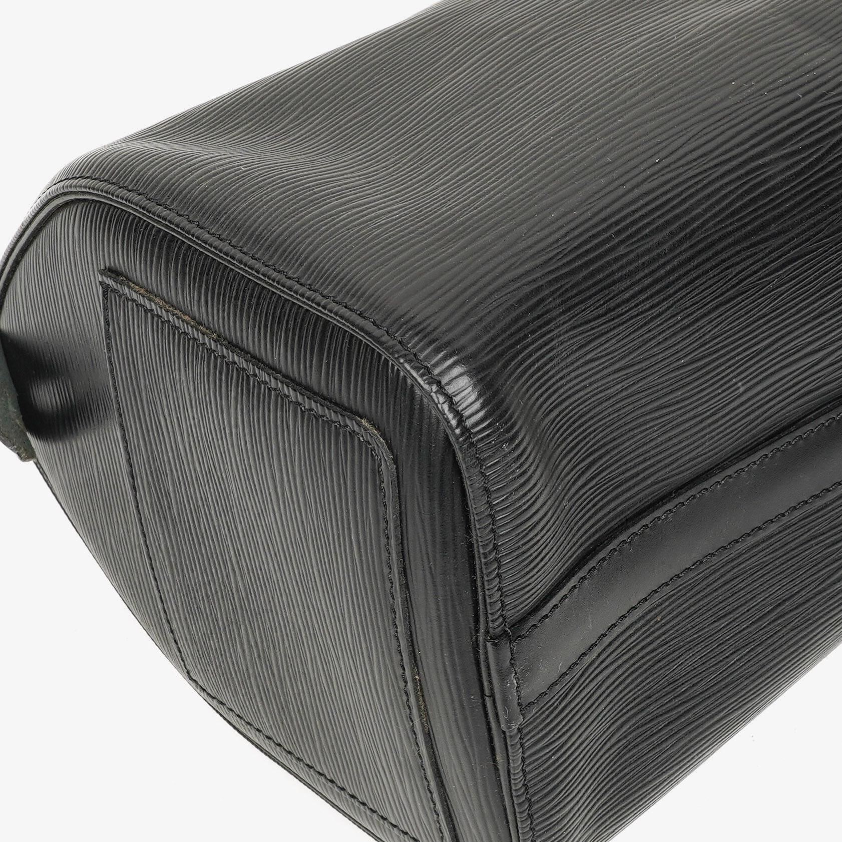 Louis Vuitton Speedy 25 Handtasche aus schwarzem Epi Leder