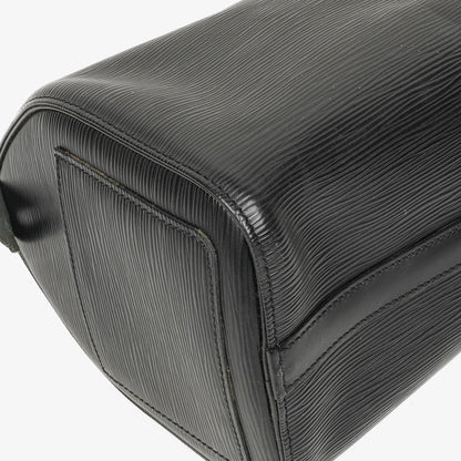 Louis Vuitton Speedy 25 Handtasche aus schwarzem Epi Leder