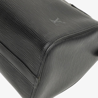 Louis Vuitton Speedy 25 Handtasche aus schwarzem Epi Leder