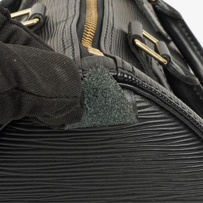 Louis Vuitton Speedy 25 Handtasche aus schwarzem Epi Leder