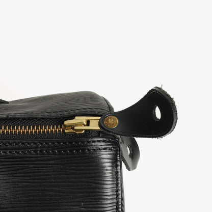 Louis Vuitton Speedy 25 Handtasche aus schwarzem Epi Leder