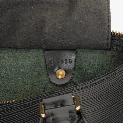 Louis Vuitton Speedy 25 Handtasche aus schwarzem Epi Leder