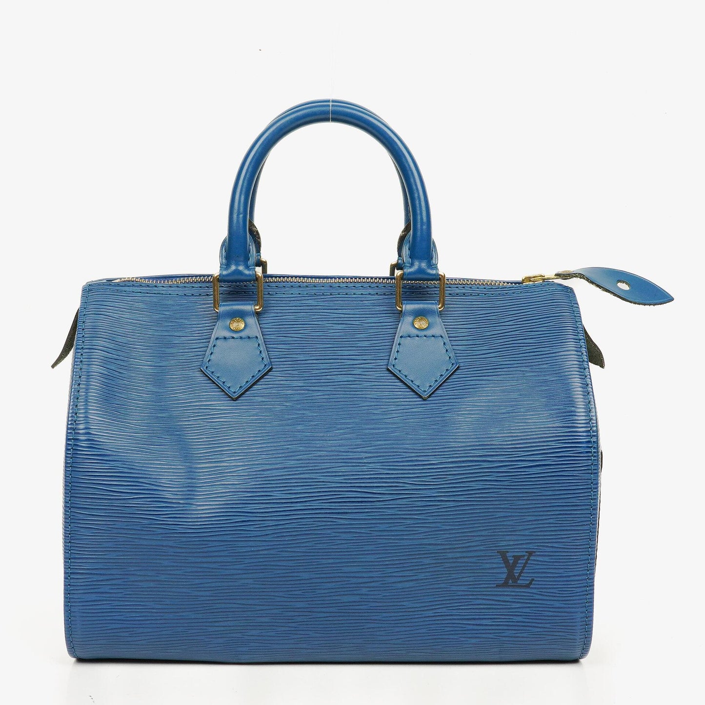 Louis Vuitton Speedy 25 Handtasche aus blauem Epi-Leder