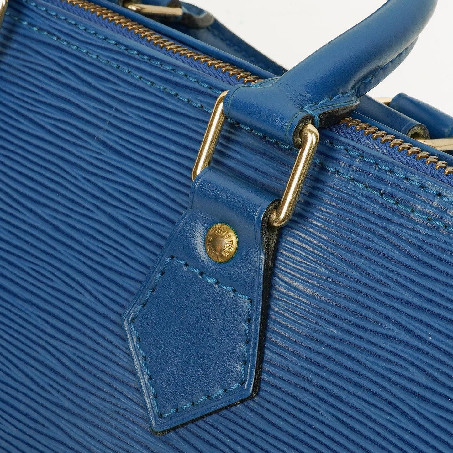Louis Vuitton Speedy 25 Handtasche aus blauem Epi-Leder
