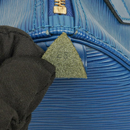 Louis Vuitton Speedy 25 Handtasche aus blauem Epi-Leder