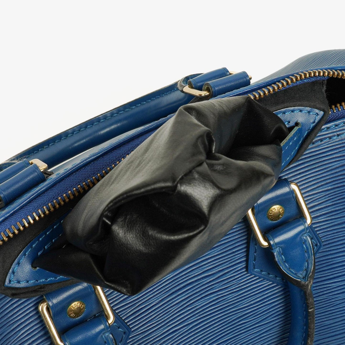 Louis Vuitton Speedy 25 Handtasche aus blauem Epi-Leder