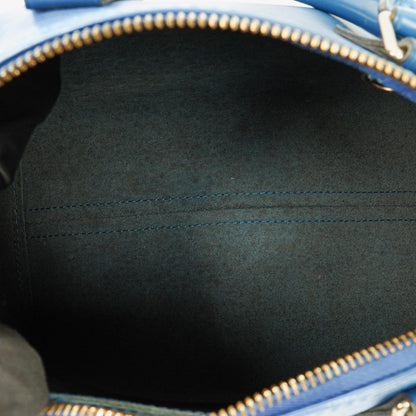 Louis Vuitton Speedy 25 Handtasche aus blauem Epi-Leder