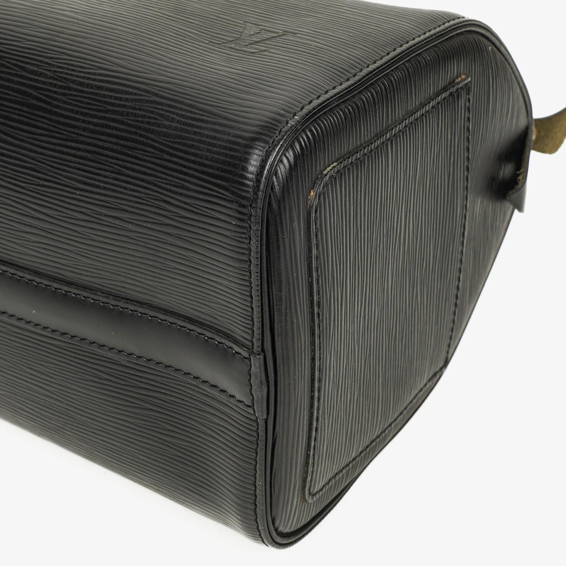 Louis Vuitton Speedy 25 Handtasche aus schwarzem Epi Leder