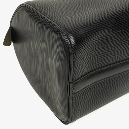 Louis Vuitton Speedy 25 Handtasche aus schwarzem Epi Leder