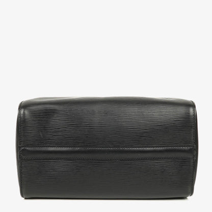 Louis Vuitton Speedy 25 Handtasche aus schwarzem Epi Leder