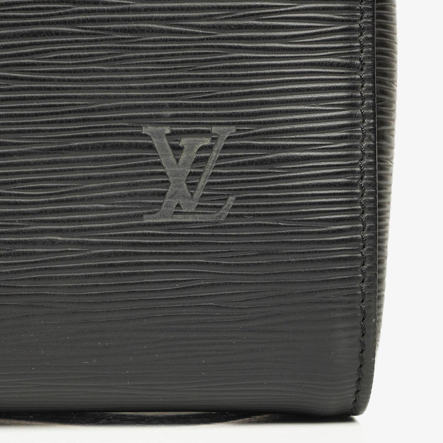 Louis Vuitton Speedy 25 Handtasche aus schwarzem Epi Leder