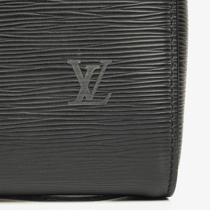 Louis Vuitton Speedy 25 Handtasche aus schwarzem Epi Leder