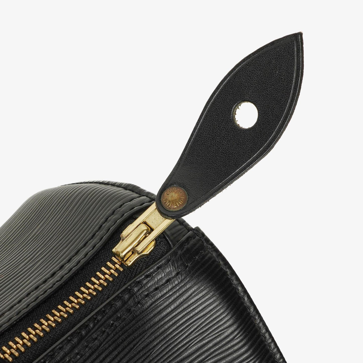 Louis Vuitton Speedy 25 Handtasche aus schwarzem Epi Leder