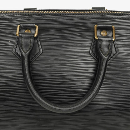 Louis Vuitton Speedy 25 Handtasche aus schwarzem Epi Leder