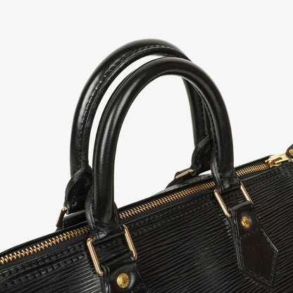 Louis Vuitton Speedy 25 Handtasche aus schwarzem Epi-Leder