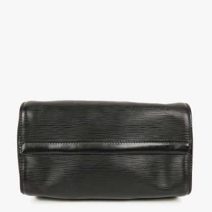 Louis Vuitton Speedy 25 Handtasche aus schwarzem Epi-Leder