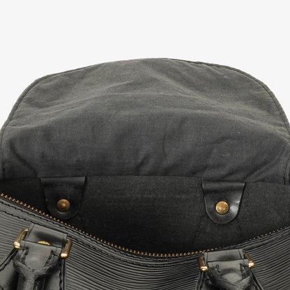 Louis Vuitton Speedy 25 Handtasche aus schwarzem Epi-Leder