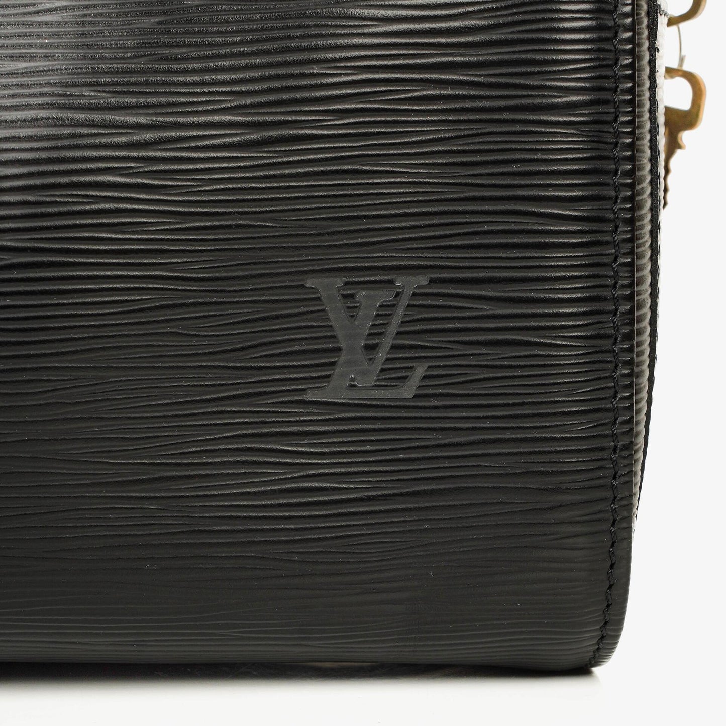 Louis Vuitton Speedy 25 Handtasche aus schwarzem Epi-Leder