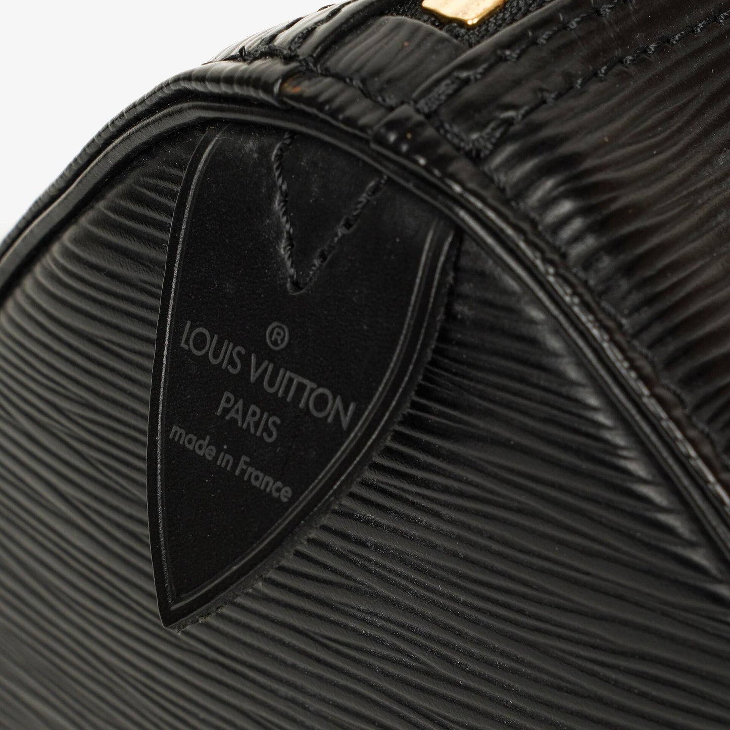 Louis Vuitton Speedy 25 Handtasche aus schwarzem Epi-Leder