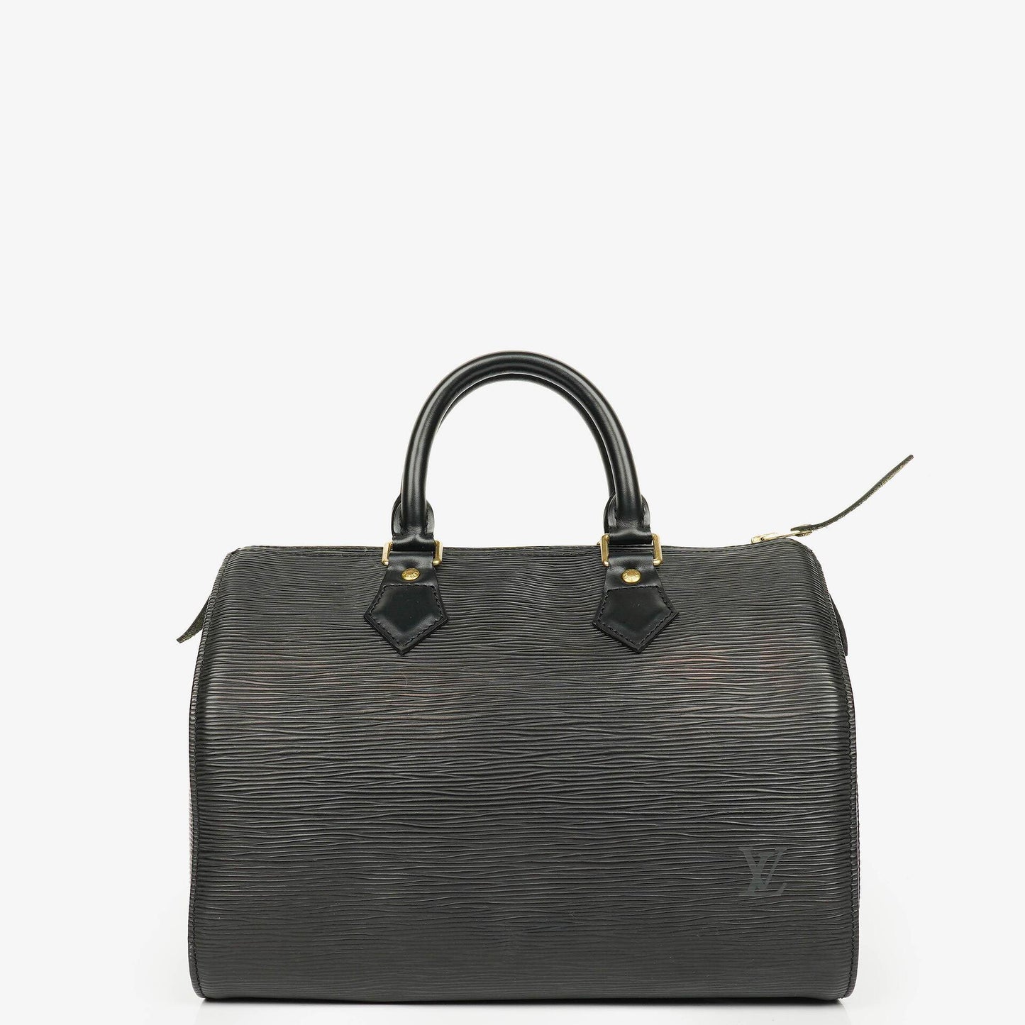 Louis Vuitton Speedy 25 Handtasche aus schwarzem Epi Leder