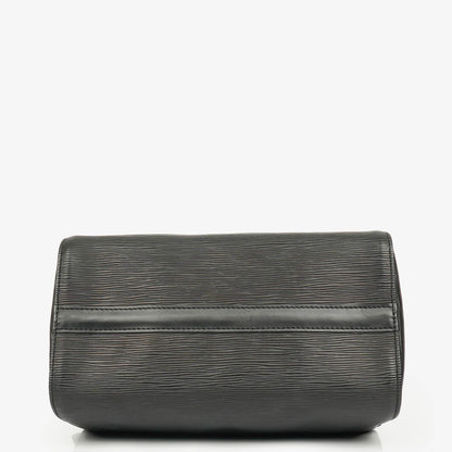 Louis Vuitton Speedy 25 Handtasche aus schwarzem Epi Leder