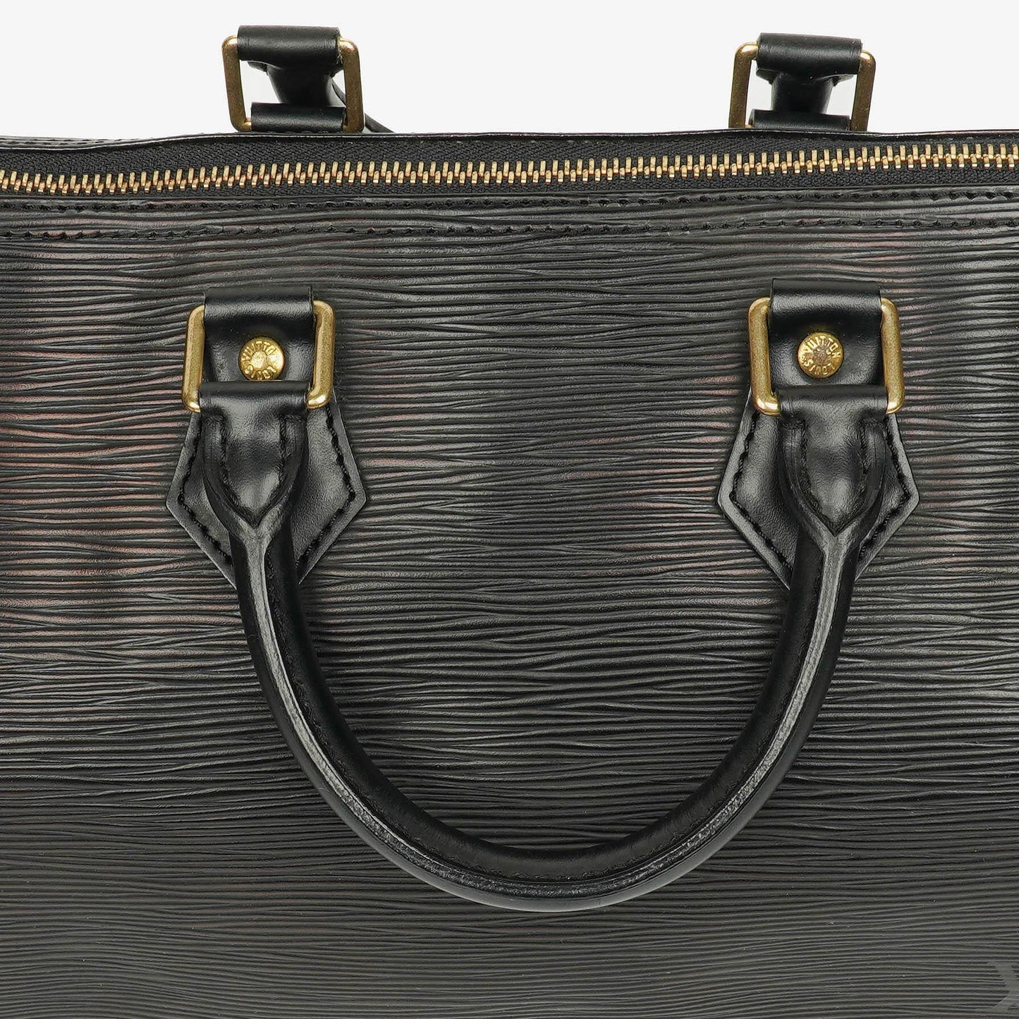 Louis Vuitton Speedy 25 Handtasche aus schwarzem Epi Leder