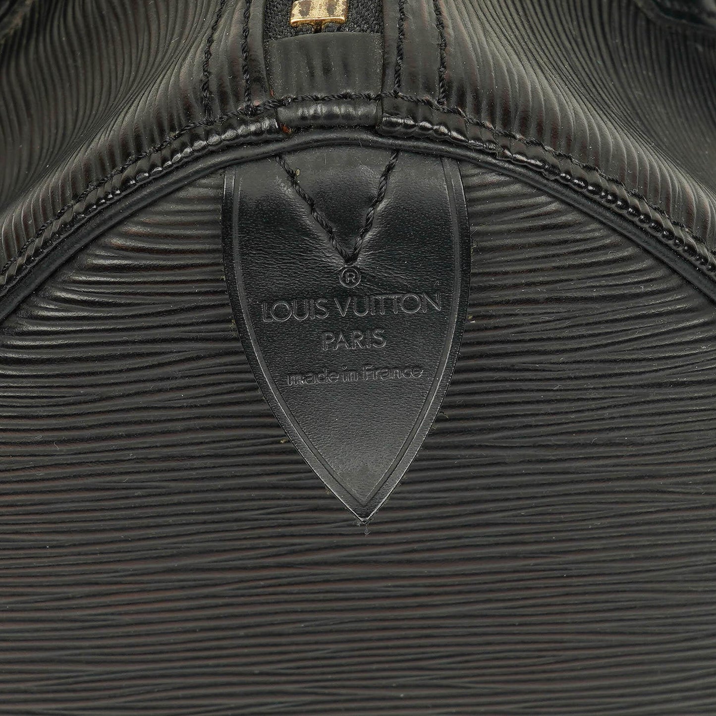Louis Vuitton Speedy 25 Handtasche aus schwarzem Epi Leder