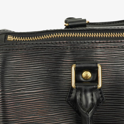 Louis Vuitton Speedy 25 Handtasche aus schwarzem Epi Leder