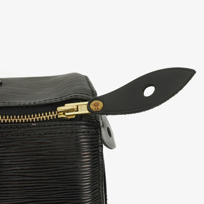 Louis Vuitton Speedy 25 Handtasche aus schwarzem Epi Leder