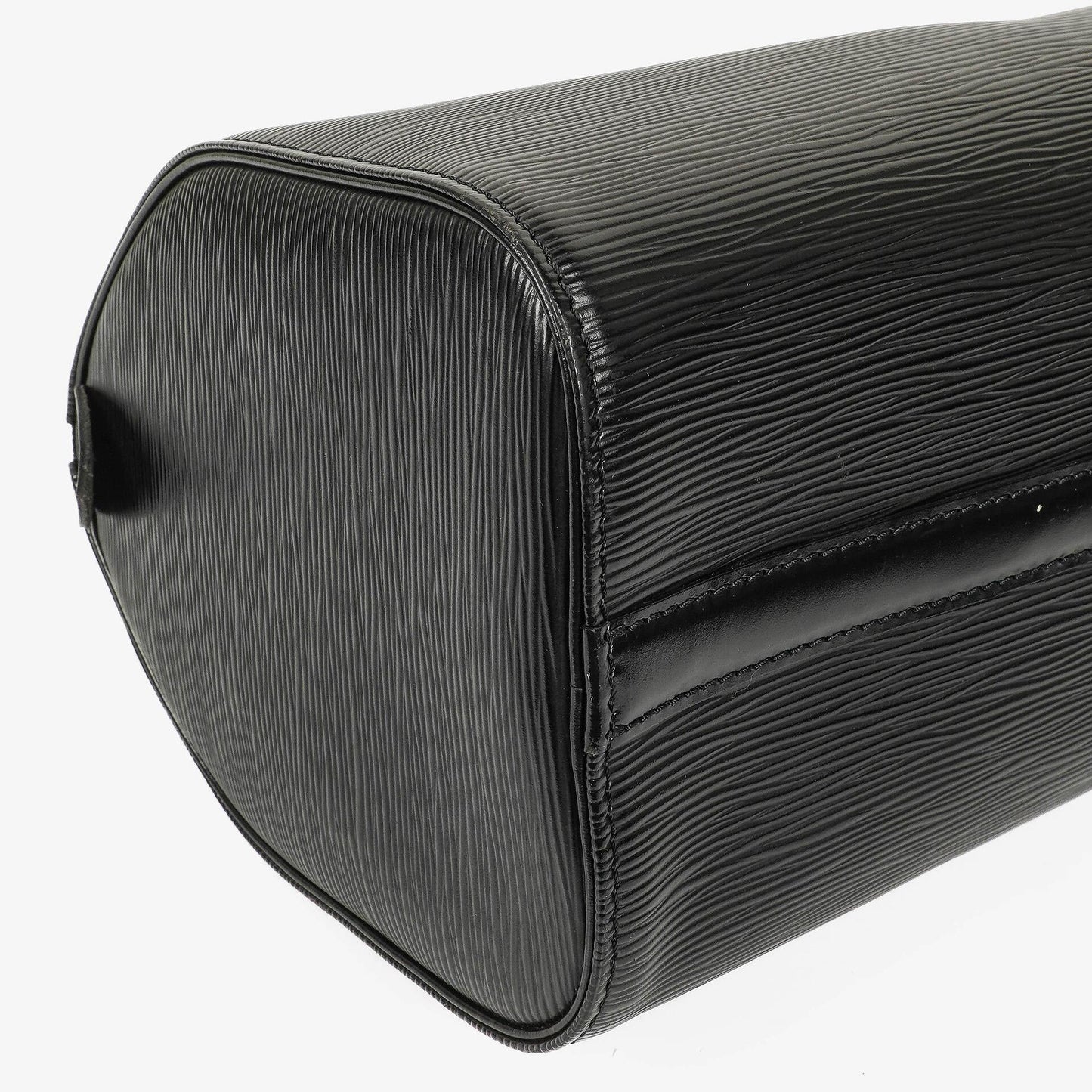 Louis Vuitton Speedy 25 Handtasche aus schwarzem Epi Leder
