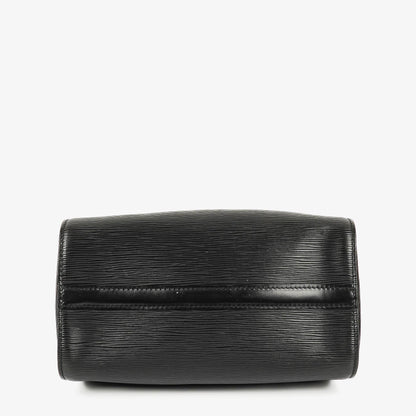Louis Vuitton Speedy 25 Handtasche aus schwarzem Epi Leder