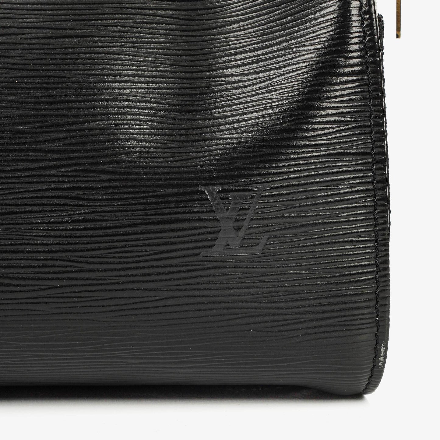 Louis Vuitton Speedy 25 Handtasche aus schwarzem Epi Leder