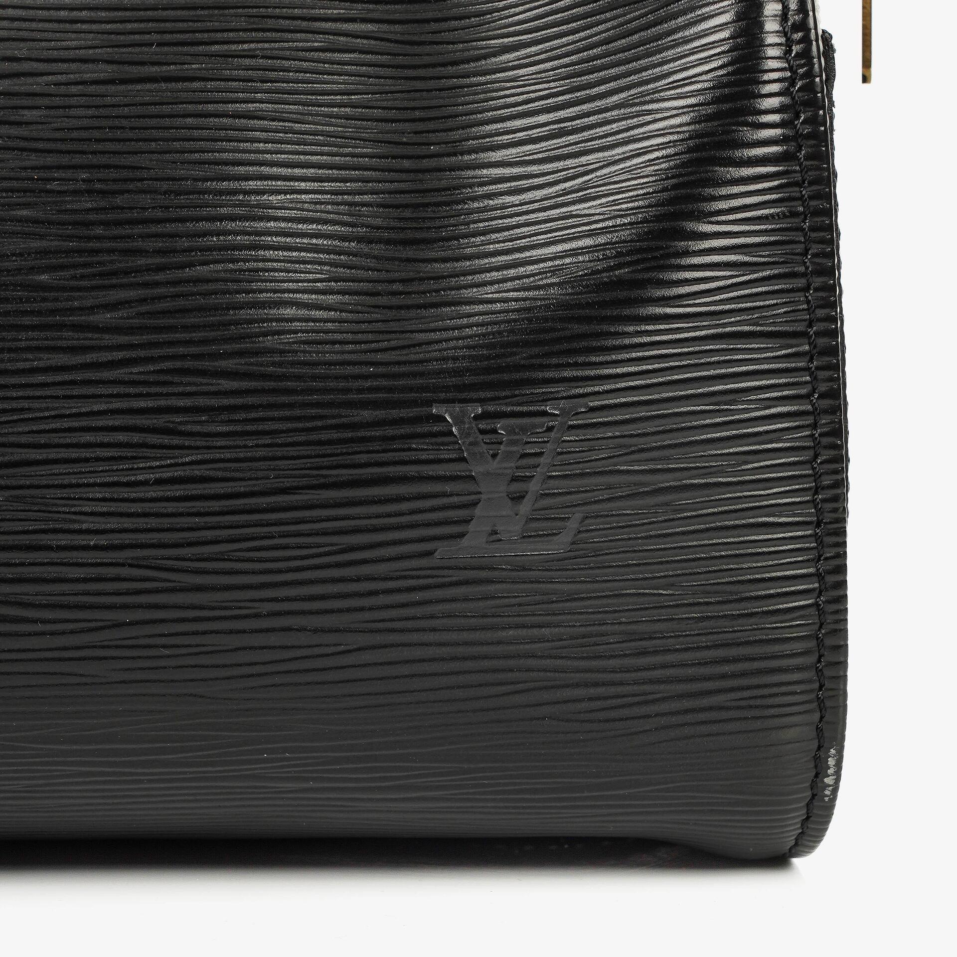 Louis Vuitton Speedy 25 Handtasche aus schwarzem Epi Leder