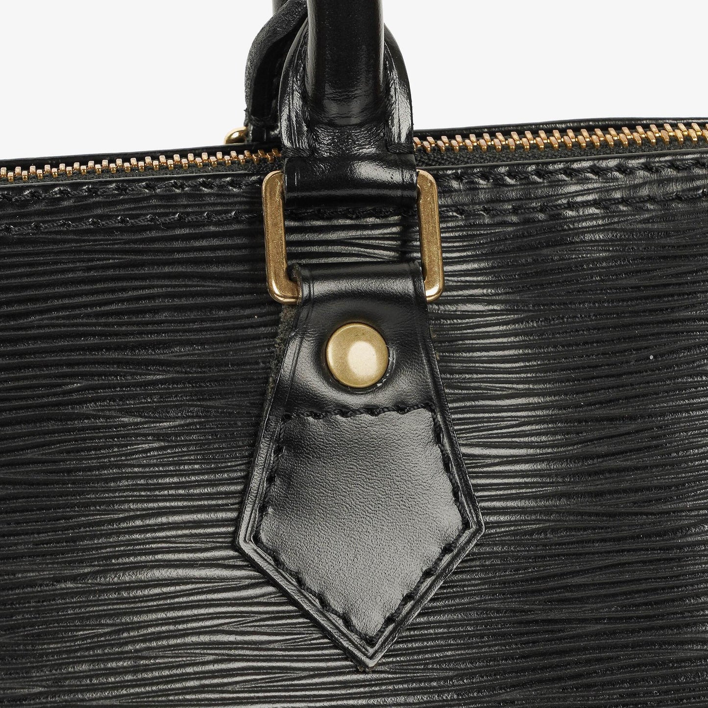 Louis Vuitton Speedy 25 Handtasche aus schwarzem Epi Leder
