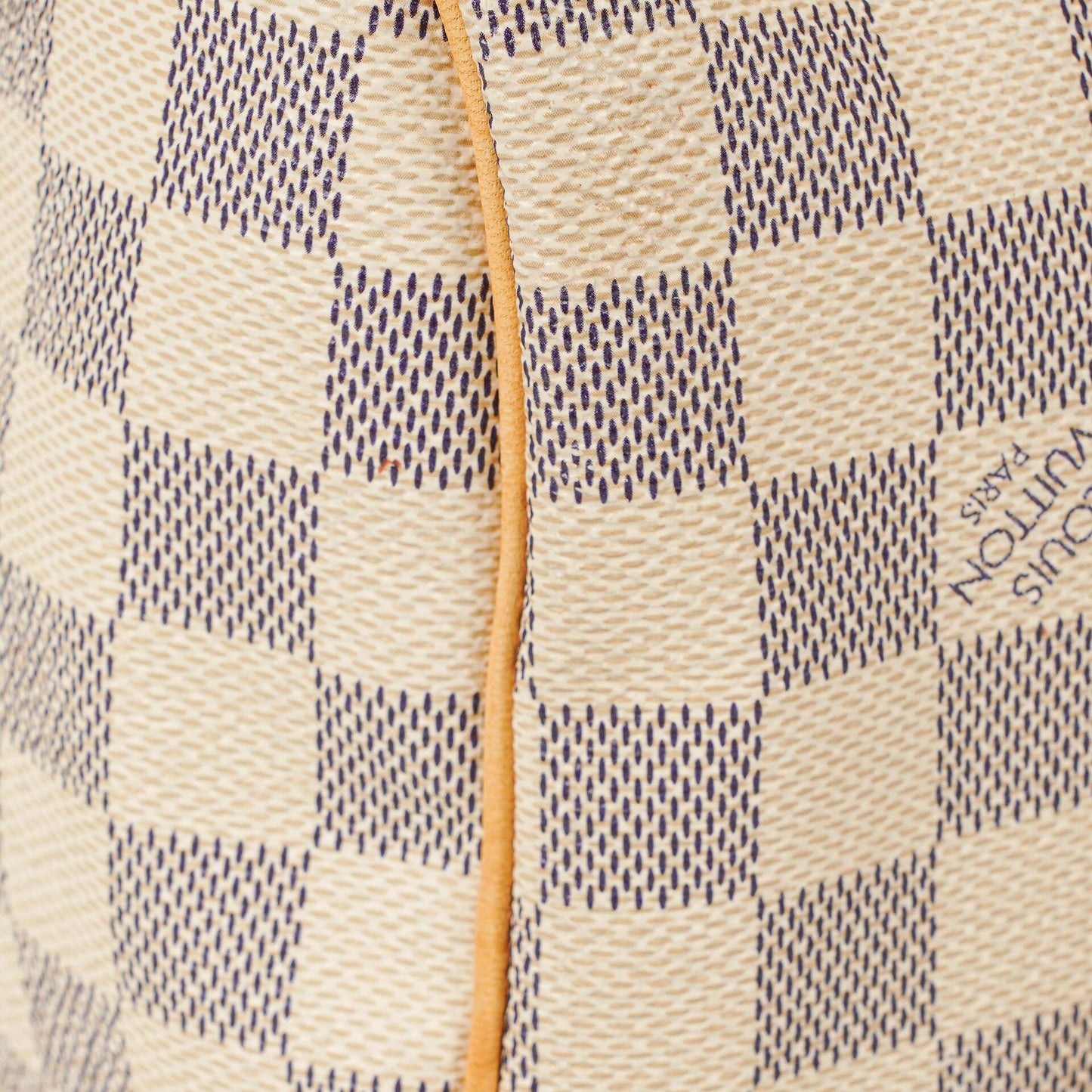 Louis Vuitton Speedy 25 Handtasche aus beschichtetem Damier Azur Canvas