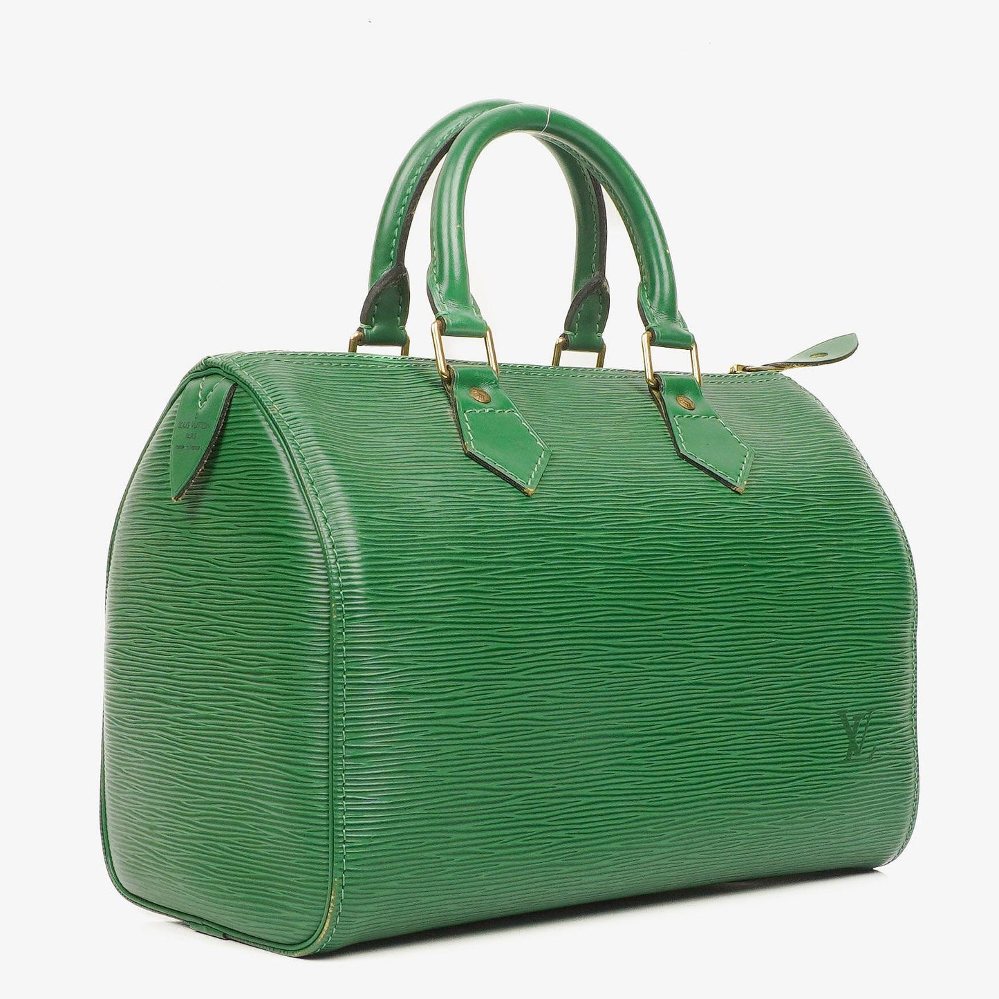Louis Vuitton Speedy 25 Handtasche aus grünem Epi-Leder