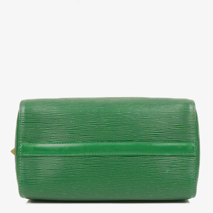 Louis Vuitton Speedy 25 Handtasche aus grünem Epi-Leder