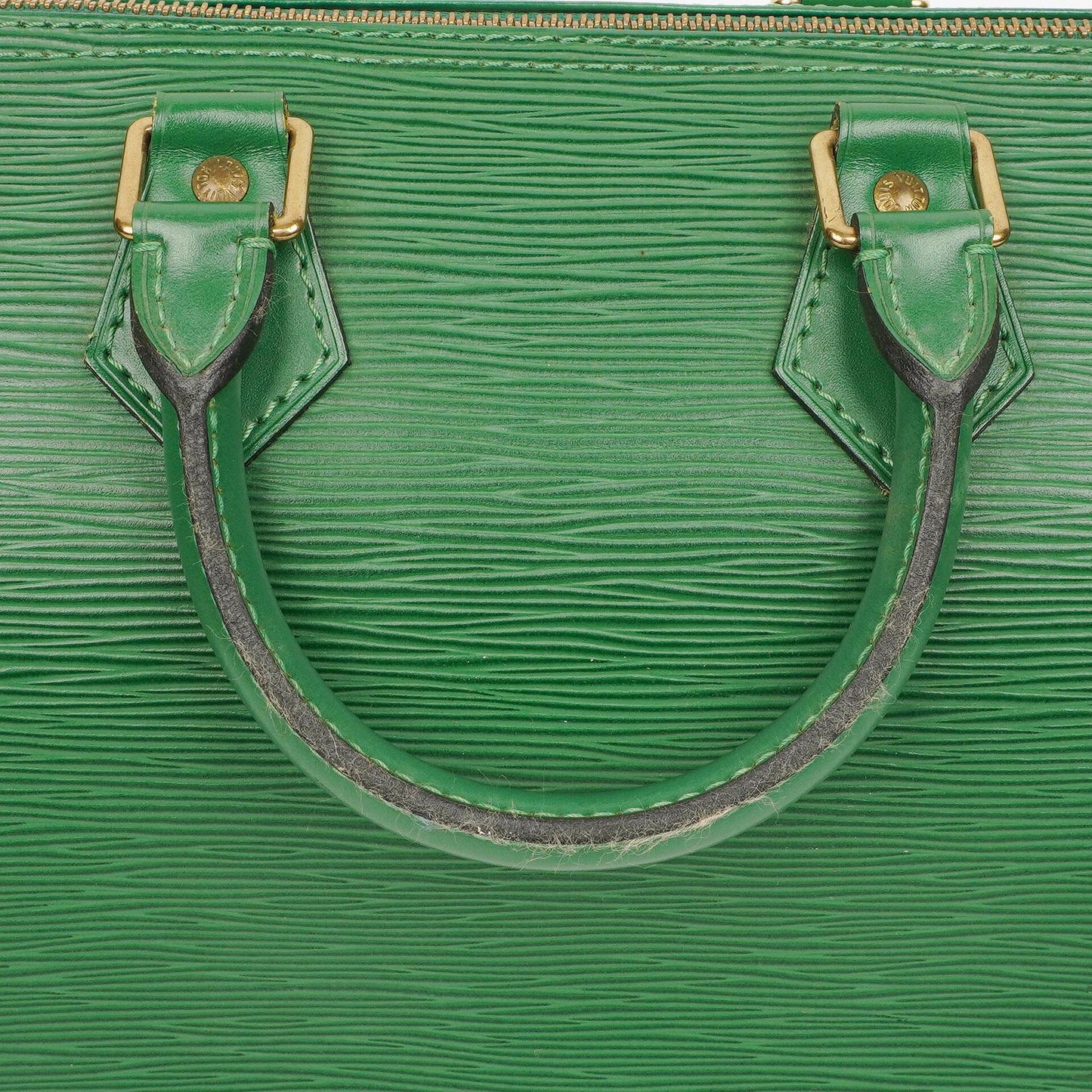Louis Vuitton Speedy 25 Handtasche aus grünem Epi-Leder