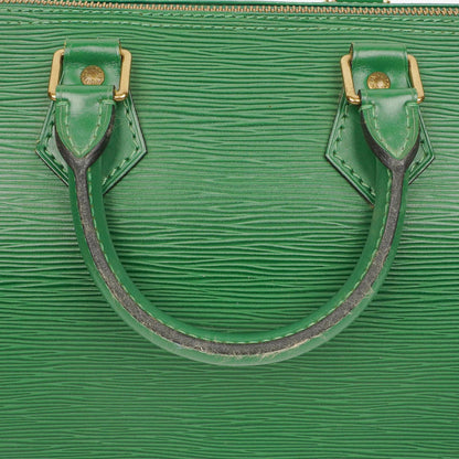 Louis Vuitton Speedy 25 Handtasche aus grünem Epi-Leder