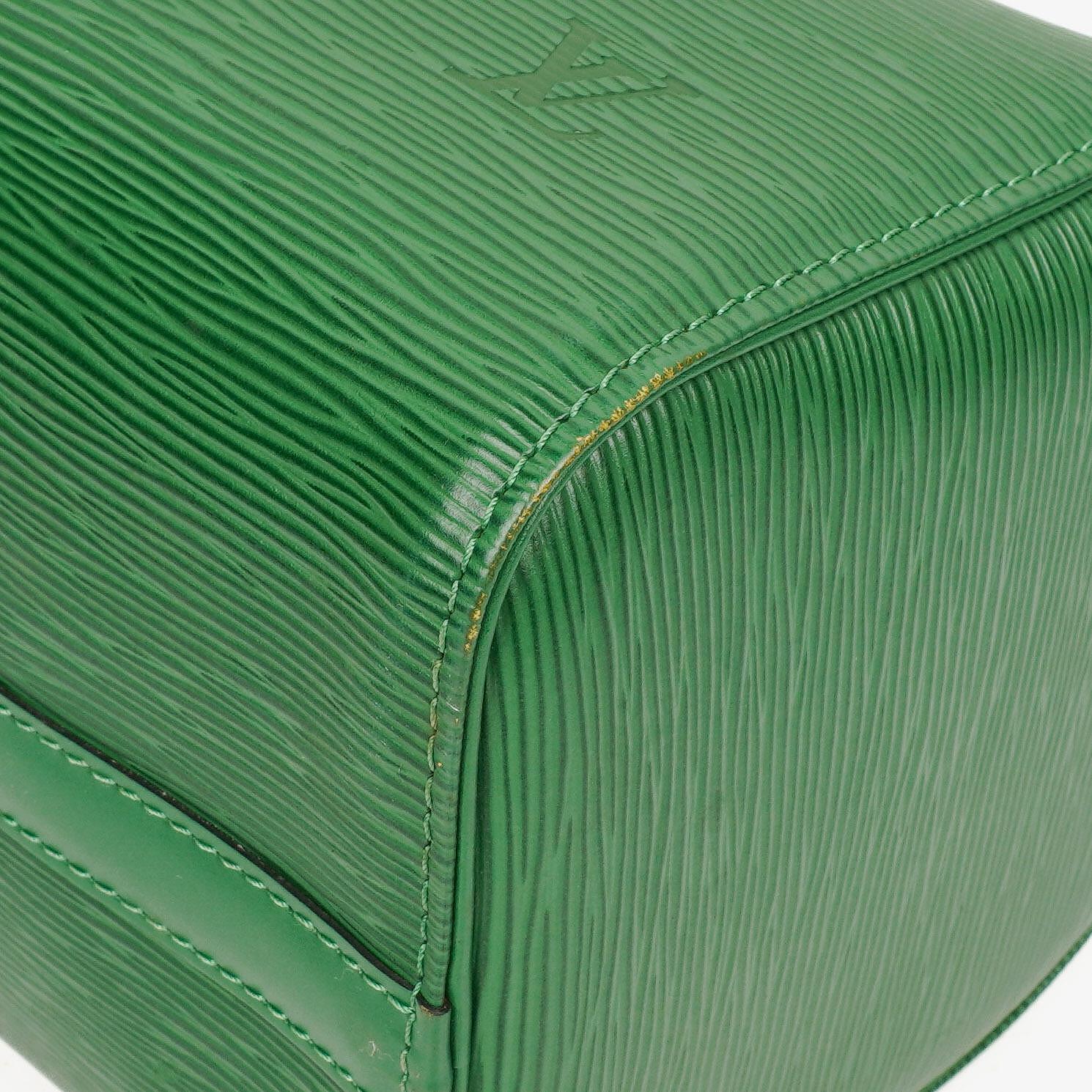Louis Vuitton Speedy 25 Handtasche aus grünem Epi-Leder